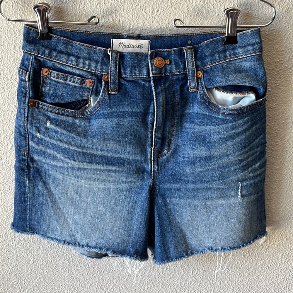 Madewell High Rise Denim Shorts size 25